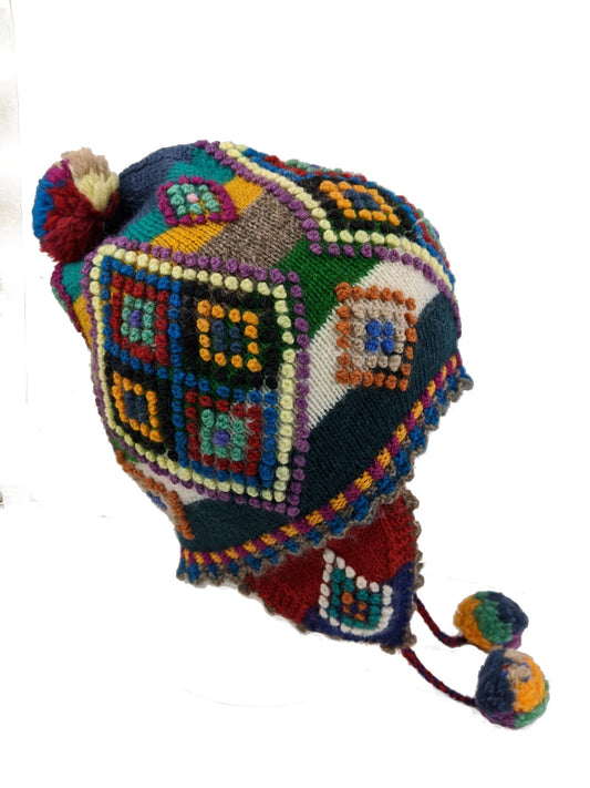 multi color hat