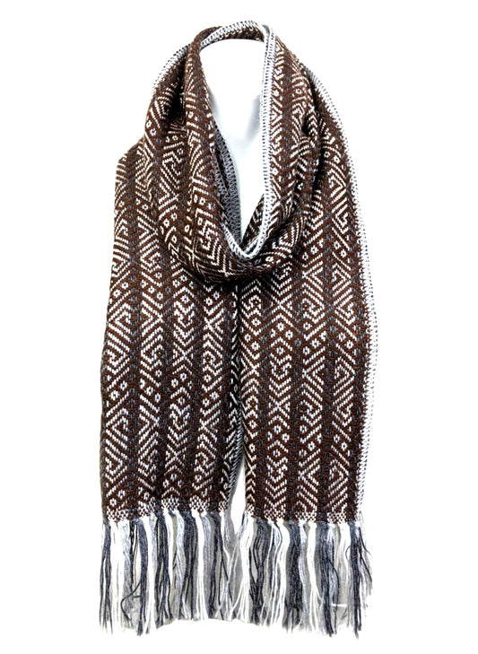 brown scarf