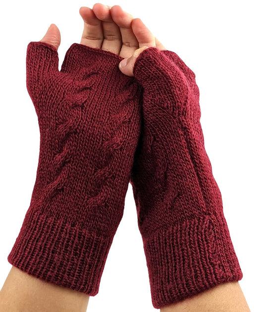 Burgundy Gloves