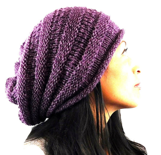 purple hat